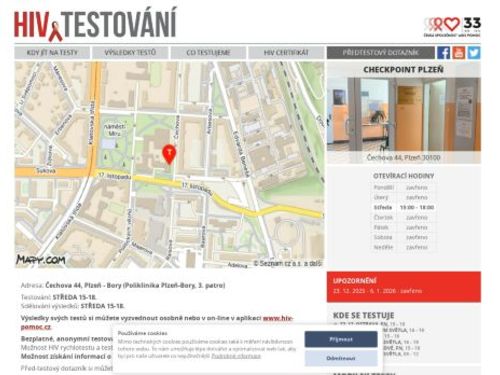 HIV testování - Poliklinika Bory