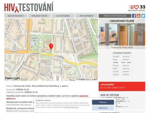 HIV testování - Poliklinika Bory