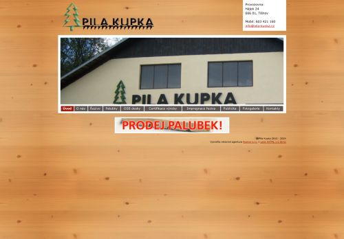 Zobrazit webové stránky Pila Kupka s.r.o.