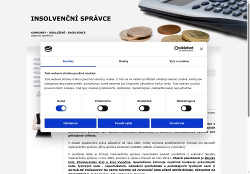 Zobrazit webové stránky Ing. Bc. Radek Staufčík - insolvenční správce