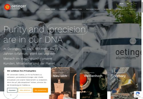 OETINGER CZ s.r.o. nabízí práci na pozici Směnový mistr/yně v obci Velvary