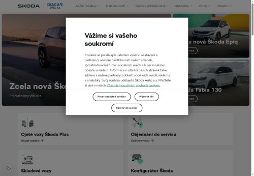 Zobrazit webové stránky Ivacar 2000, a.s.