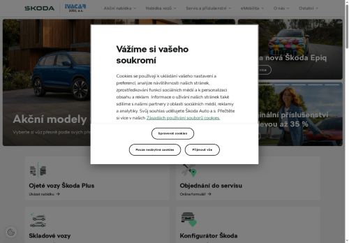 Zobrazit webové stránky Ivacar 2000, a.s.