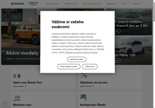 Zobrazit webové stránky Ivacar 2000, a.s.