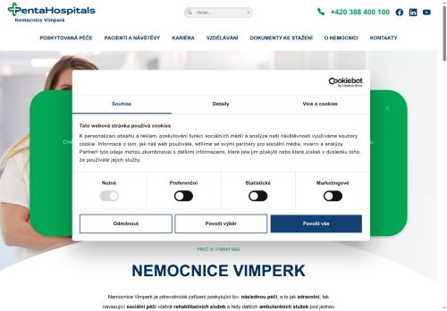 BH - Nemocnice Vimperk a.s. nabízí práci na pozici pracovník v sociálních službách - přímá obslužná péče v obci Praha