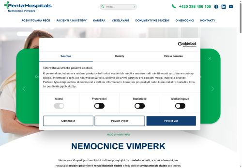 BH - Nemocnice Vimperk a.s. nabízí práci na pozici pracovník v sociálních službách - přímá obslužná péče v obci Praha