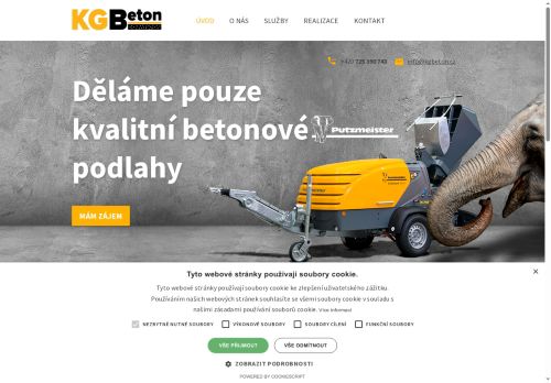 Zobrazit webové stránky KGBeton s.r.o.