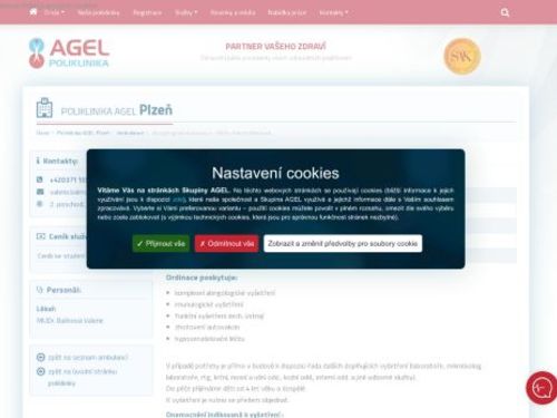 Alergologická ambulance - MUDr. Valerie Balínová