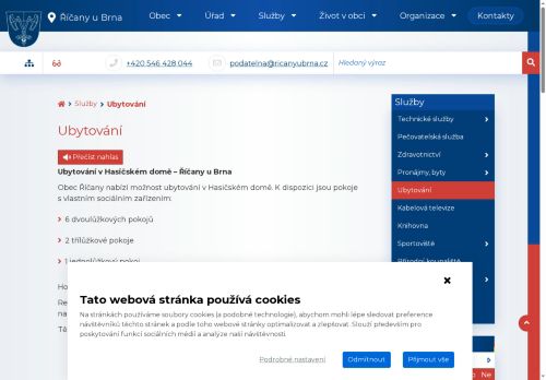 Zobrazit webové stránky Hasičský dům Říčany – ubytování