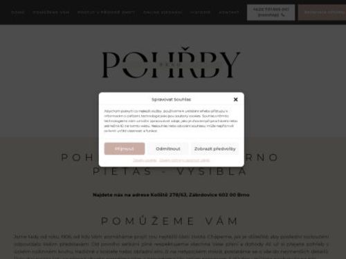 Pohřební služba Brno - PIETAS - VYSIBLA