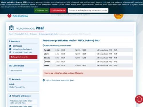 Praktický lékař pro dospělé - MUDr. Petr Pokorný