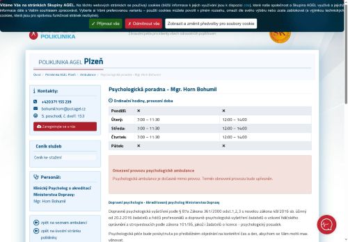 Zobrazit webové stránky Psychologická poradna - Mgr. Bohumil Horn