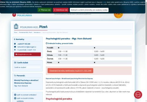 Zobrazit webové stránky Psychologická poradna - Mgr. Bohumil Horn