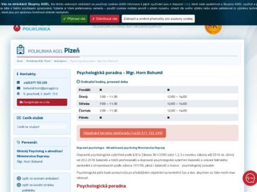 Psychologická poradna - Mgr. Bohumil Horn