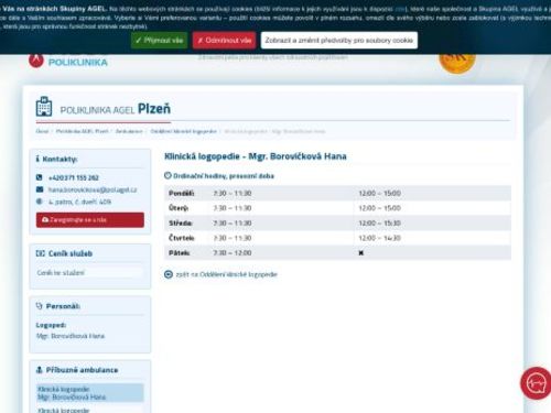 Klinická logopedie - Mgr. Hana Borovičková