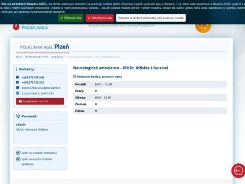 Neurologická ambulance - MUDr. Petr Králíček