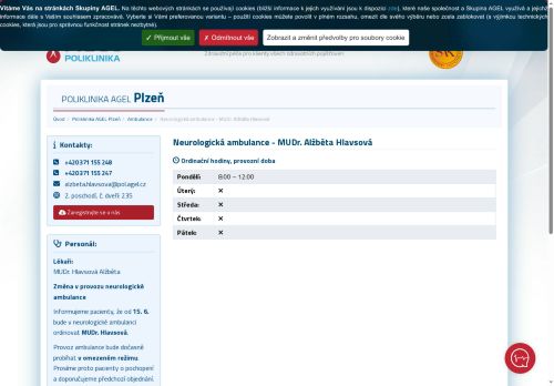 Zobrazit webové stránky Neurologická ambulance - MUDr. Petr Králíček