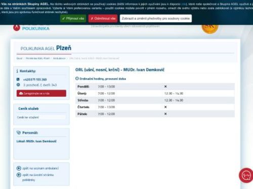 ORL - MUDr. Ivan Demkovič