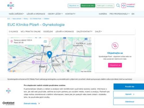 Gynekologická ambulance - MUDr. Jan Harašta (EUC klinika Skrétova)
