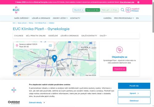 Zobrazit webové stránky Gynekologická ambulance - MUDr. Jan Harašta (EUC klinika Denisovo nábřeží)