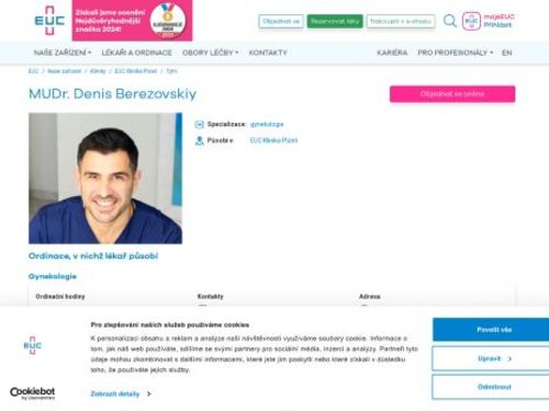 Gynekologická ambulance - MUDr. Denis Berezovskiy