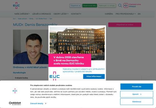 Zobrazit webové stránky Gynekologická ambulance - MUDr. Denis Berezovskiy