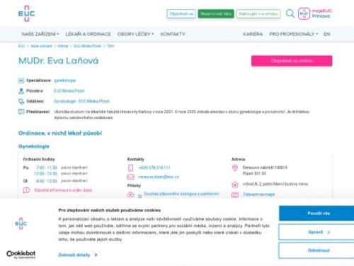Gynekologická ambulance - MUDr. Eva Laňová