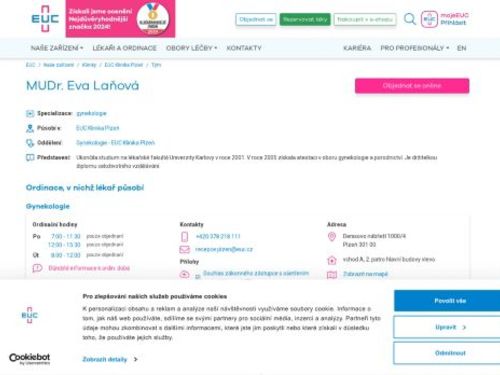 Gynekologická ambulance - MUDr. Eva Laňová