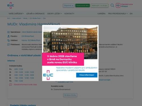 Interní ambulance - MUDr. Vladimíra Harmáčková