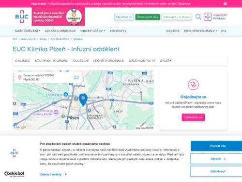 Infuzní centrum - EUC klinika
