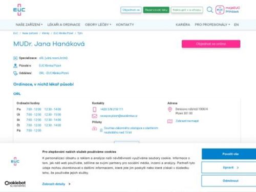 ORL - MUDr. Jana Hanáková