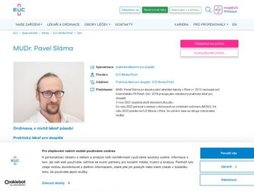 Praktický lékař pro dospělé - MUDr. Pavel Sláma