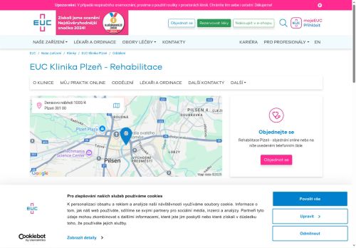 Zobrazit webové stránky Rehabilitační ambulance - MUDr. Petra Trdličková