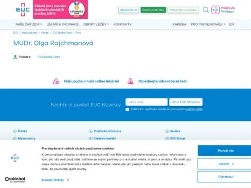 Praktický lékař pro dospělé - MUDr. Olga Rajchmanová