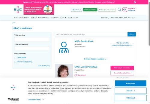 Zobrazit webové stránky Spánková laboratoř - MUDr. Jana Vyskočilová