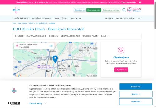 Zobrazit webové stránky Spánková laboratoř - MUDr. Jana Vyskočilová