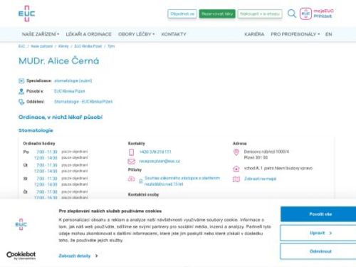 Stomatologie - MUDr. Alice Černá