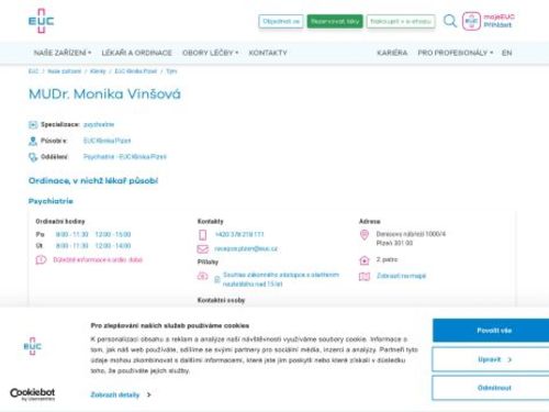 Psychiatrická ambulance - MUDr. Monika Vinšová