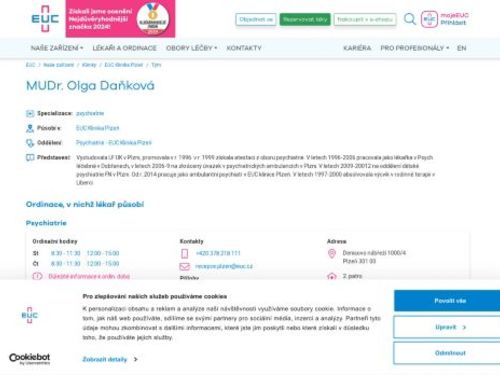 Psychiatrická ambulance - MUDr. Olga Daňková