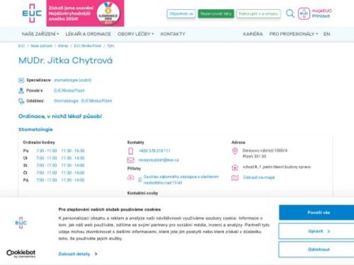 Stomatologie - MUDr. Jitka Chytrová