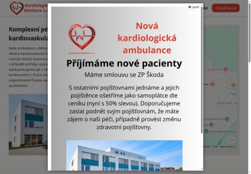 Zobrazit webové stránky Kardiologie Machura s.r.o.