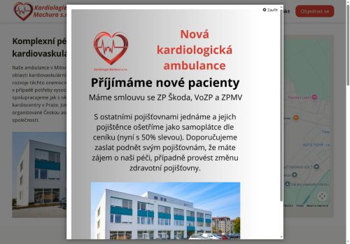 Zobrazit webové stránky Kardiologie Machura s.r.o.