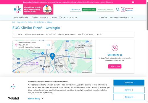 Zobrazit webové stránky Urologická ambulance - MUDr. Alžběta Šobrová