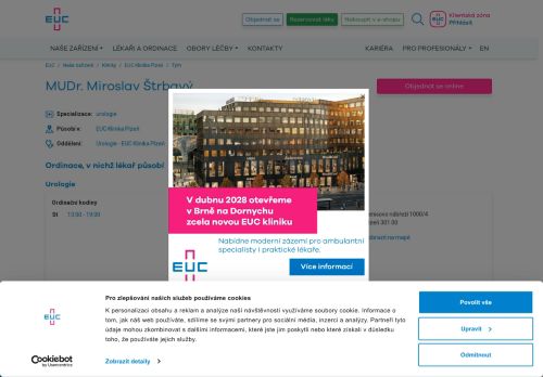 Zobrazit webové stránky Urologická ambulance - MUDr. Miroslav Štrbavý