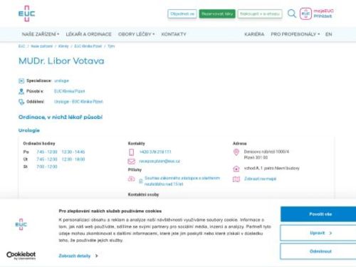 Urologická ambulance - MUDr. Libor Votava