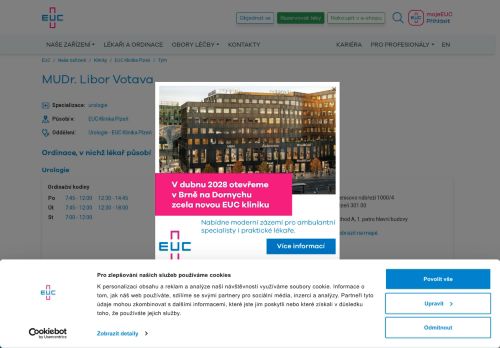 Zobrazit webové stránky Urologická ambulance - MUDr. Libor Votava