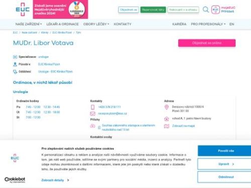 Urologická ambulance - MUDr. Libor Votava