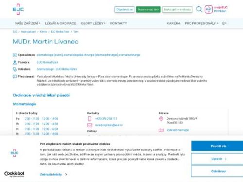 Stomatologie - MUDr. Martin Lívanec