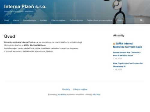 Interní a endokrinologická ambulance - MUDr. Martina Wirthová