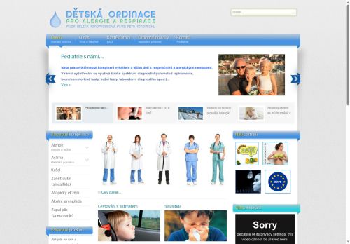 Zobrazit webové stránky Dětská ordinace pro alergie a respirace - MUDr. Helena Honomichlová, MUDr. Petr Honomichl
